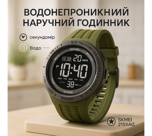 Спортивний чоловічий годинник зручний, Спеціальний годинник для військової операції QT-19