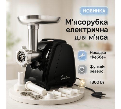 М'ясорубка з решіткою для фаршу, Потужна м'ясорубка для домашнього використання Томатна ' PR-22