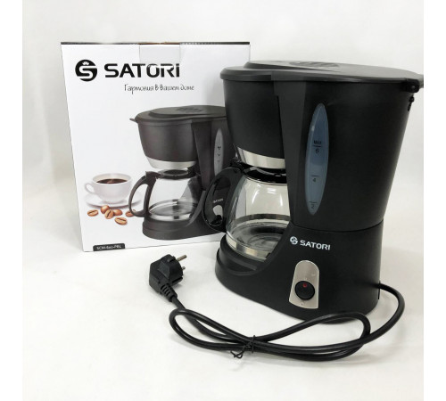 Кофеварка для дома и семьи Satori, Кофемашина домашняя, Маленькая кофемашина для дома, Кофейный аппарат PB-96
