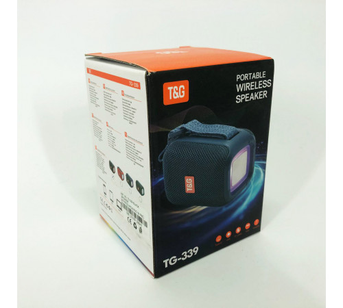 Bluetooth колонка с USB и AUX входом TG339, Блютуз аудио приемник, Блютуз колонка с ремешком GY-15