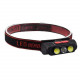 Легкий налобный фонарь для рыбалки PLD-2119B-XPE+2COB(white+red), Водонепроницаемый фонарик DC-82