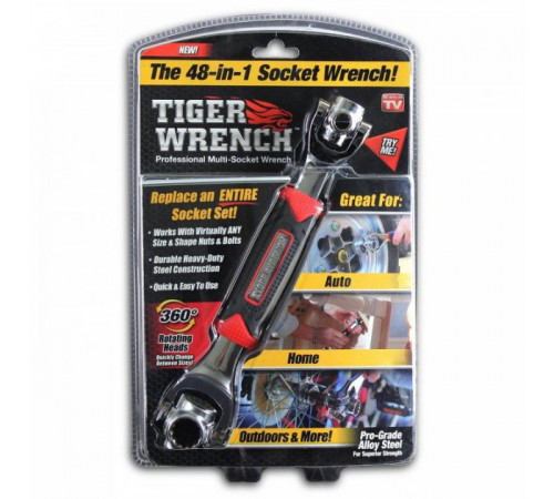 Универсальный ключ 48 в 1 Universal Tiger Wrench PRO original Сверхпрочный, набор универсальных ключей YZ-74