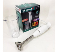 Настольный блендер для смузи ViLgrand VBH4330 400 Вт, Блендер с измельчителем удобный для кухни NL-66