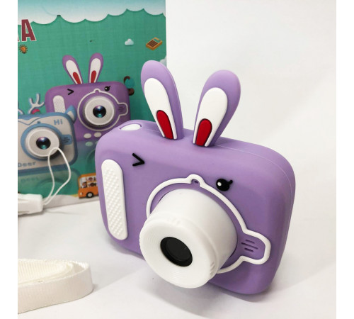 Дитячий цифровий фотоапарат X900 Rabbit Колір: фіолетовий XB-23 за 729 грн