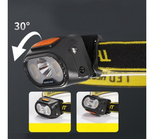 Налобные фонари для активных людей 2303-XPE+4SMD(yellow+red), Фонарик налобный мощный AR-80