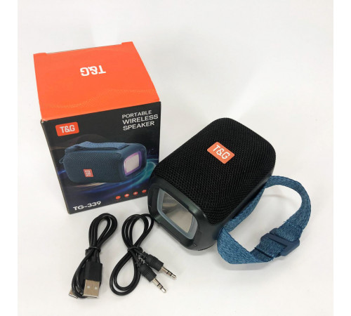 Bluetooth колонка с USB и AUX входом TG339, Блютуз аудио приемник, Блютуз колонка с ремешком GY-15