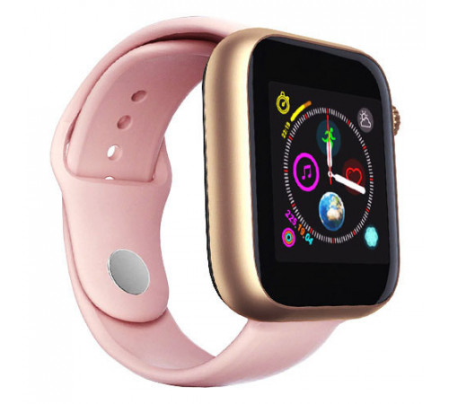 Умные смарт часы Smart Watch Z6 c SIM с камерой. Цвет: розовый VT-79