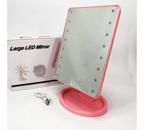 Дзеркала для макіяжу 16, Дзеркало для макіяжу з led і usb Дзеркало з touch керуванням JE-71