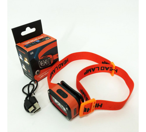 Налобний світлодіодний ліхтар G08-2XPG(white+yellow)+LED(red), Яскравий світлодіодний потужний ліхтар GD-64 за 397 грн