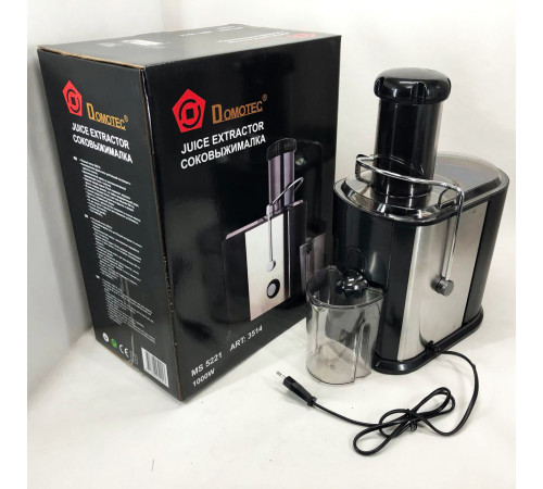 Электрическая соковыжималка для яблок Domotec, Соковыжималки для моркови Соковыжималка фреша IV-52