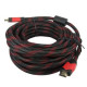 Кабель HDMI - HDMI 10m посилений в обмотці 10м шнур CW-19 за 386 грн