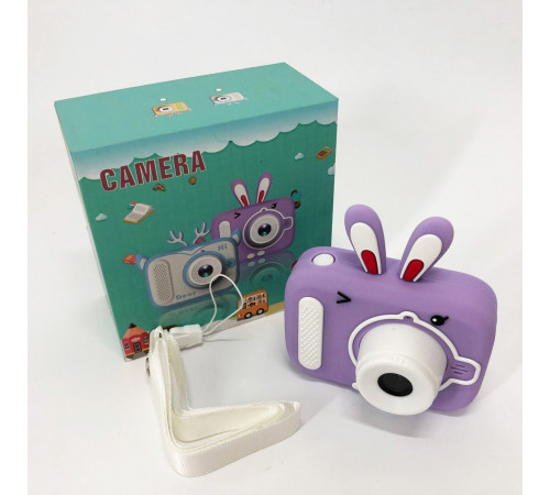 Дитячий цифровий фотоапарат X900 Rabbit Колір: фіолетовий XB-23 за 729 грн