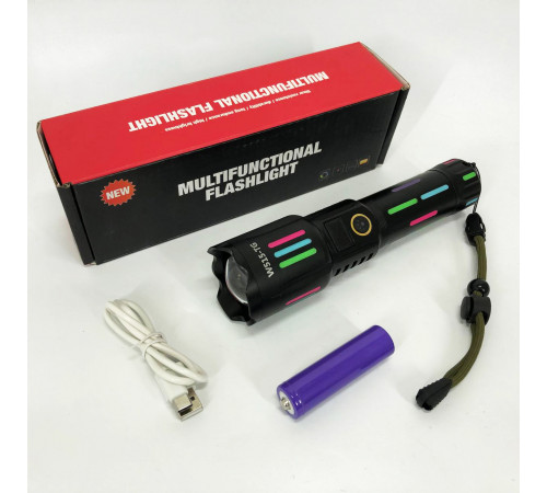 Оригинальный карманный фонарик W515-PM10-TG, Фонарь аккумуляторный светодиодный мощный YQ-54