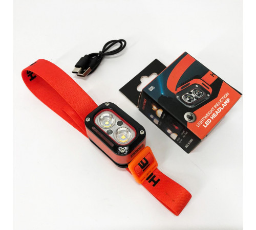 Налобний світлодіодний ліхтар G08-2XPG(white+yellow)+LED(red), Яскравий світлодіодний потужний ліхтар GD-64 за 397 грн