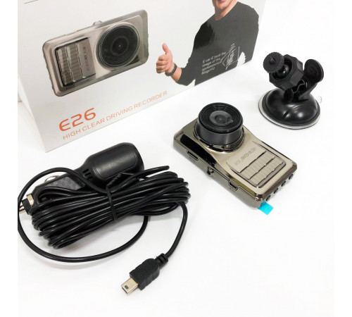 Видеорегистраторы Full HD DVR E26 1080p, Авто видеорегистратор, Регистратор автомобильный FZ-96