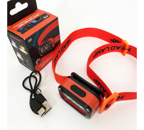 Налобний світлодіодний ліхтар G08-2XPG(white+yellow)+LED(red), Яскравий світлодіодний потужний ліхтар GD-64 за 397 грн