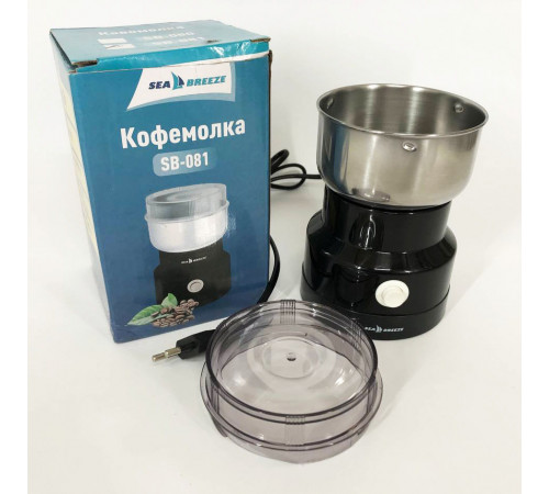 Кофемолка с функцией измельчения зерен для латте SeaBreeze SB-081, Кофемолка измельчитель специй JT-35