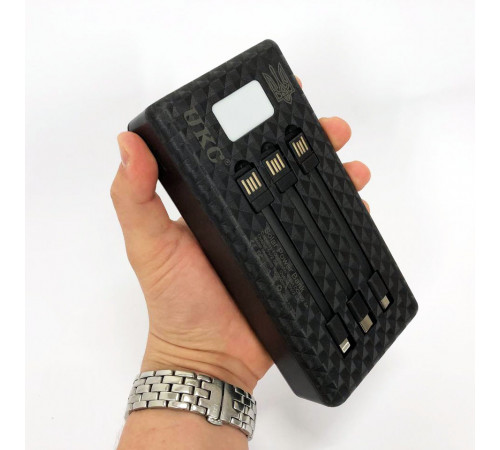 Портативна мобільна зарядка (Павербанк) POWER BANK SOLAR 60000MAH, переносний акумулятор для телефону KP-50 за 802 грн