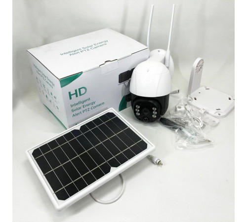 Охранная камера видеонаблюдения для дома SF-W08-03 SOLAR PANEL 3 Мп, Wi-fi ip камера для дома IN-31