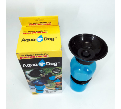 Поилка для собак дорожная переносная Aqua Dog 537 мл портативная бутылка для крупных и мелких собак FS-97 NT-96