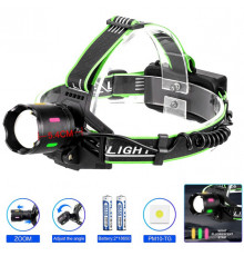 Перезаряжаемый налобный фонарь Head Lamp, Налобные фонари для активных людей, Фонарик бытовой налобный KX-90