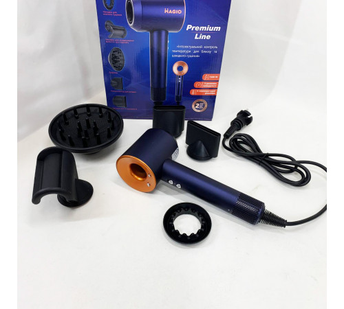 Фен для волос 2 режима температуры MAGIO MG-162 1500 Вт, Фен обычный для укладки волос LD-34