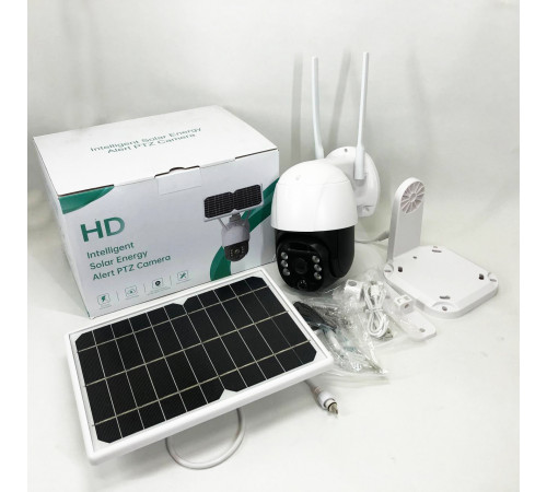 Охранная камера видеонаблюдения для дома SF-W08-03 SOLAR PANEL 3 Мп, Wi-fi ip камера для дома IN-31