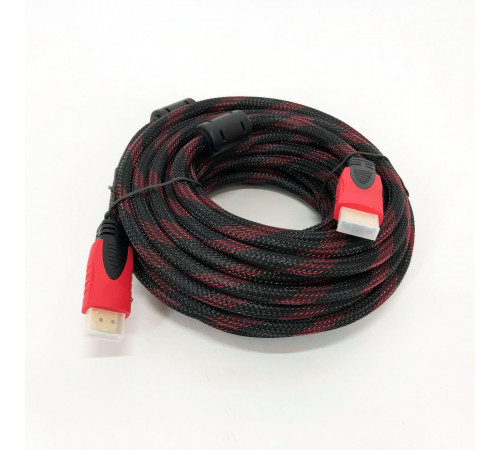 Кабель HDMI - HDMI 10m посилений в обмотці 10м шнур CW-19 за 386 грн
