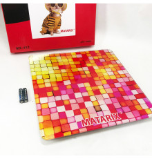 Практичные весы для взвешивания MATARIX MX-452 180 кг, Бытовые весы для взвешивания тела KO-92