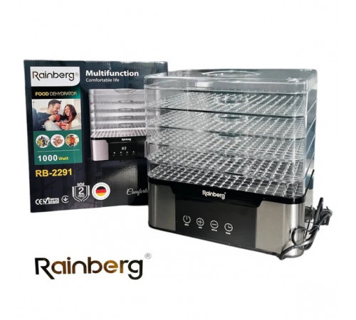 Электрическая сушилка для овощей и фруктов Rainberg RB-2291 1000Вт UO-86