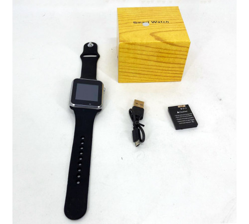 Смарт-годинник Smart Watch A1 розумний електронний зі слотом під sim-карту + карту пам'яті micro-sd. Колір: срібний PM-26 за 516 грн