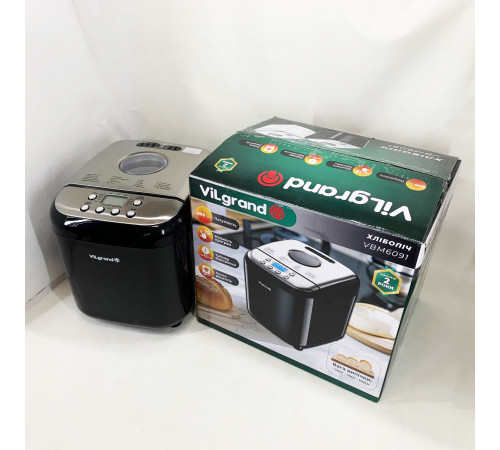 Хлебопечка бытовая настольная ViLgrand VBM6091 600 Вт, 19 програм, Хлебопечки для дома NA-68