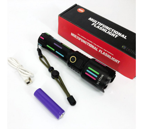 Оригинальный карманный фонарик W515-PM10-TG, Фонарь аккумуляторный светодиодный мощный YQ-54