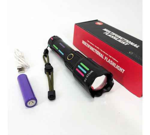 Оригинальный карманный фонарик W515-PM10-TG, Фонарь аккумуляторный светодиодный мощный YQ-54