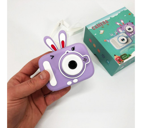 Дитячий цифровий фотоапарат X900 Rabbit Колір: фіолетовий XB-23 за 729 грн