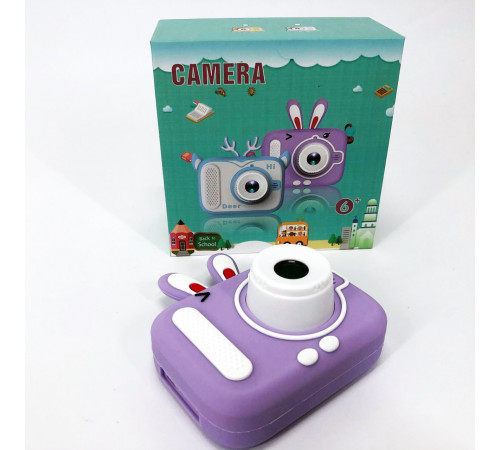 Дитячий цифровий фотоапарат X900 Rabbit Колір: фіолетовий XB-23 за 729 грн