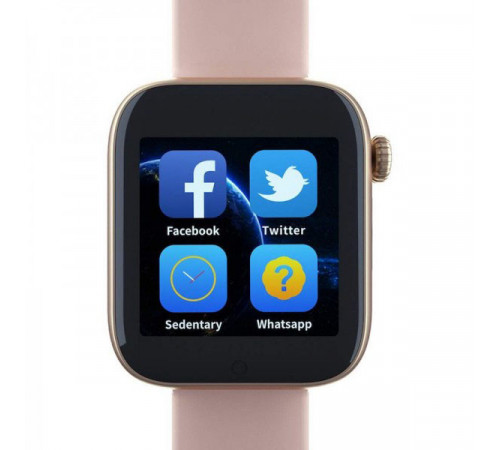 Умные смарт часы Smart Watch Z6 c SIM с камерой. Цвет: розовый VT-79