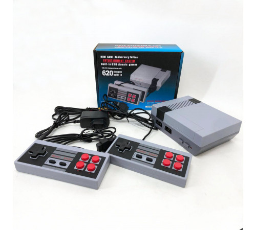 Игровая приставка к телевизору для двоих GAME NES 620 / 7724, Электронная портативная игровая приставка OC-69