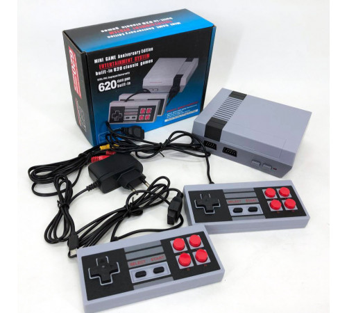 Игровая приставка к телевизору для двоих GAME NES 620 / 7724, Электронная портативная игровая приставка OC-69