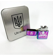 Электронная зажигалка с возможностью зарядки через USB HL-449, Зажигалка перезаряжаемая AK-42