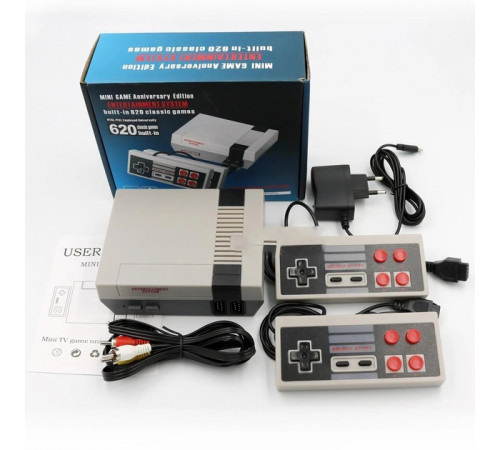 Игровая приставка к телевизору для двоих GAME NES 620 / 7724, Электронная портативная игровая приставка OC-69