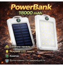 Повербанк для офісу, Повербанк з індикатором з ліхтариком для смартфона QZ-28