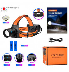 Led headlamp налобный фонарь BL-T210, Налобный фонарик с usb зарядкой, Фонарик на голову для альпинизма RL-35