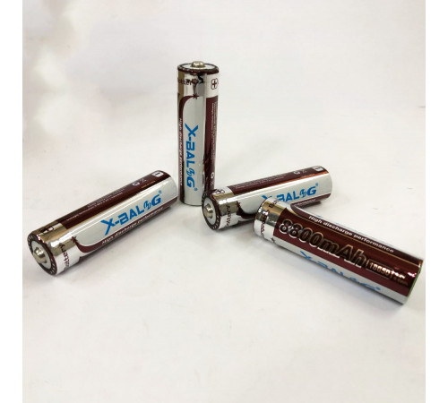 Литиевый аккумулятор 18650 X-Balog 8800mAh 4.2V Li-ion литиевая аккумуляторная батарейка для фонариков CO-66