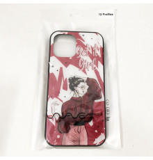 Чехол для Apple Iphone 12 Pro Max. Get it girl! красный QG-72