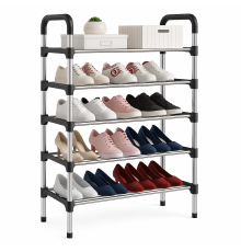 Стелаж-взуттєва шафа Shoe Rack 6 полок 56х28х113см, Зручний органайзер для зберігання взуття GA-31