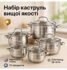 Набор кастрюль с неприлипающим покрытием, Кастрюли с прозрачными крышками, Набор посуды для дома AC-98