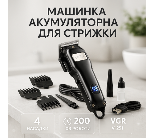 Беспроводной триммер для стрижки волос, Машинка для стрижки посеченных волос Триммер висков AG-56