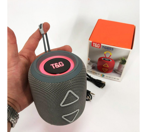 Хороша колонка для музики, Bluetooth колонка з різнокольоровим підсвічуванням зі стереозвуком ZR-18