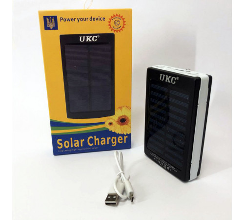 Портативный аккумулятор для зарядки мобильного Solar 40000 mAh, Повербанк с фонариком XE-55